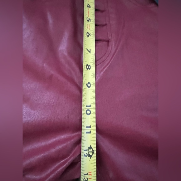 THE KOOPLES RED LEATHER-EFFECT SKINNY JEANS Size 6 & size 2 stretchy NWT - Picture 10 of 16